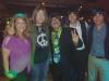 Catherine (of Elmira, NY)  w/ fiance Dave  (John), Ringo, Paul & George after the show at Fager’s.